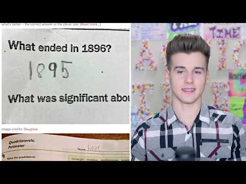 子供たちからのおかしなテストの答え! (Funniest Test Answers From Kids!)