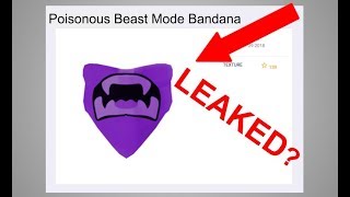 How To Get Blizzard Beast Mode Bandana In Roblox 2019 Th Clip - 