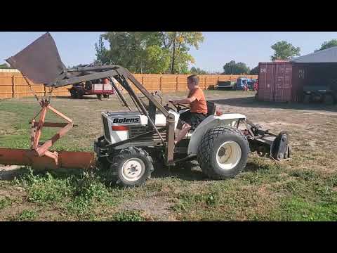 Bolens G214 Loader and Tiller Test