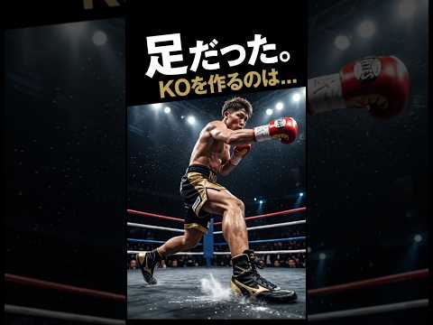 井上尚弥は、足でKOを作っていた。