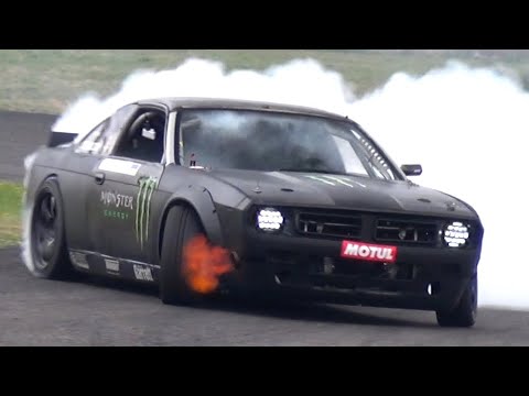 Dmitriy Illyuk 1000HP Twin Turbo VK56 V8 Nissan S14 Drift Car! - BRUTAL OnBoard at Castelletto!