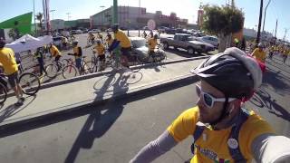 preview picture of video 'Paseo Citadino Sector Ciclista Mexicali 2014'