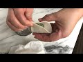 Dumpling Folding Technique 3: The One-directional Pleat