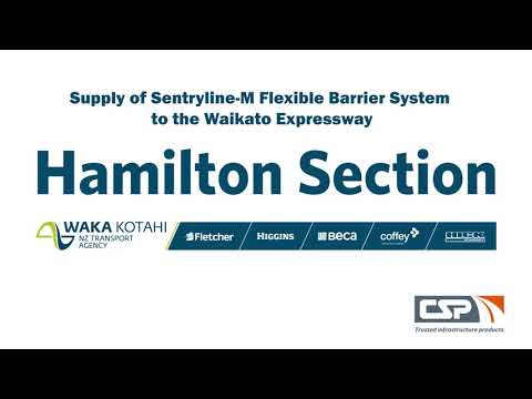 Sentryline-M Flexible Barrier - Waikato Expressway | CSP [Short]