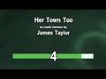 Karaoke Her Town Too - James Taylor