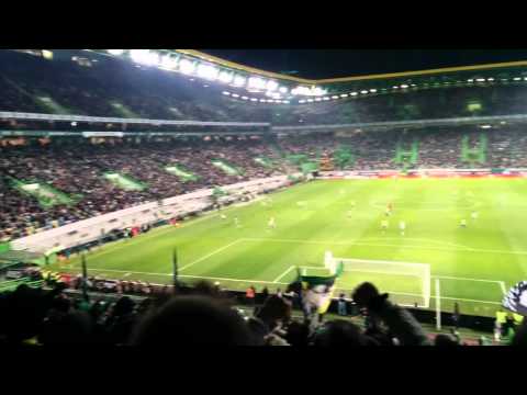 SPORTING C.P. 3-0 Estoril Praia | Cântico e Ambiente BRUTAL da Curva Sul!