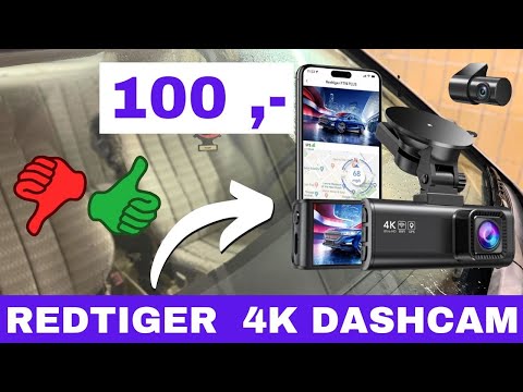 REDTIGER F7NP DASHCAM Review German || Connect the app and test the camera's video quality!