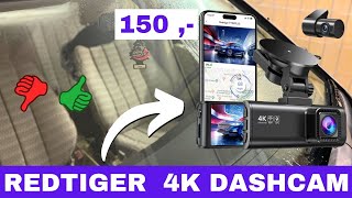 REDTIGER F7NP DASHCAM Review Deutsch || App verbinden und Videoqualität der Kamera im Test!