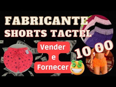Fabricante Shorts Tactel Moda Feminina seja vendedor fornecedor e ganhe dinheiro