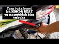 Jok Sepeda Motor Tidak Bisa Dibuka