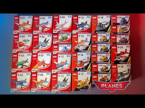 COMPLETE Tomica Disney Planes [Unboxing | ASMR]