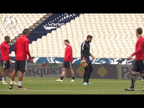Entrainements veille de finale de Coupe de France OM / PSG