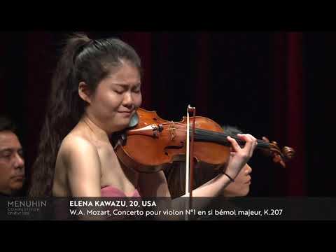 Elena Kawazu performs Mozart's Violin Concerto No. 1, K.207
