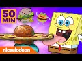 SpongeBob | 50 minuten lang nieuwe Krabburgers! | Nickelodeon Nederlands