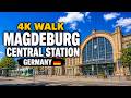 Magdeburg Hauptbahnhof 4K Germany Central Station Walking Tour