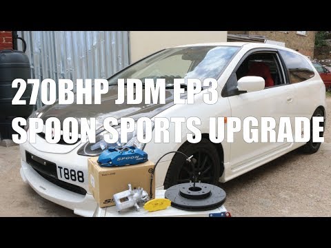Spoon Sports Big Brake Kit Upgrade for this 270bhp JDM EP3 - PerformanceCars