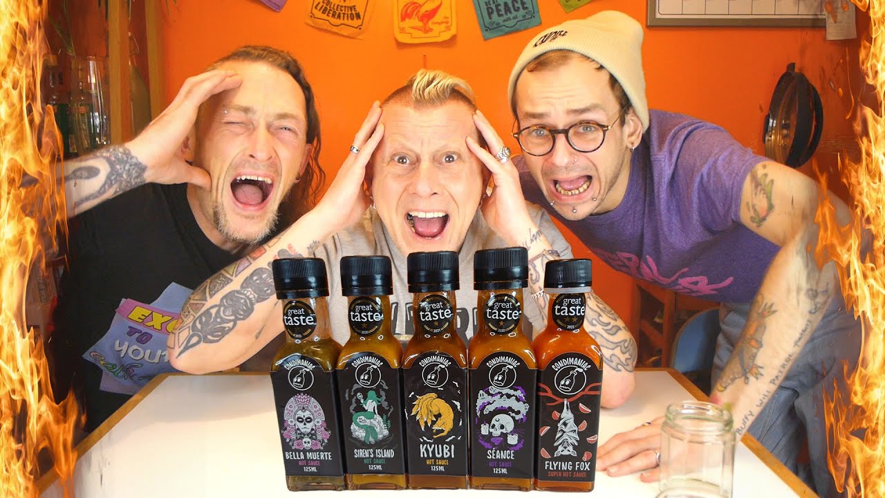 FIRE Sauces Taste Test - Condimaniac Collection