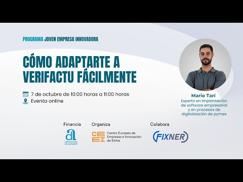 C�mo adaptarte a Verifactu f�cilmente | Webinar