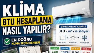 Klima BTU Hesaplama Nasıl Yapılır? | En Doğru Klima Seçim Rehberi