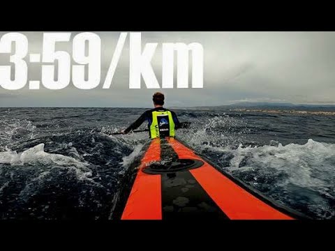 FLOWING WITH THE WAVES SURFSKI DOWNWIND (3:59MIN/KM)