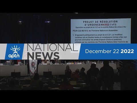 APTN National News December 22, 2022 – Mental health, French in the AFN