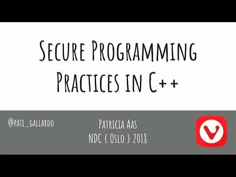 Secure Programming Practices in C++ - Patricia Aas