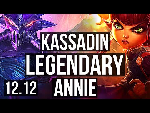 KASSADIN vs ANNIE (MID) | 11/0/4, Legendary, 600+ games | NA Master | 12.12