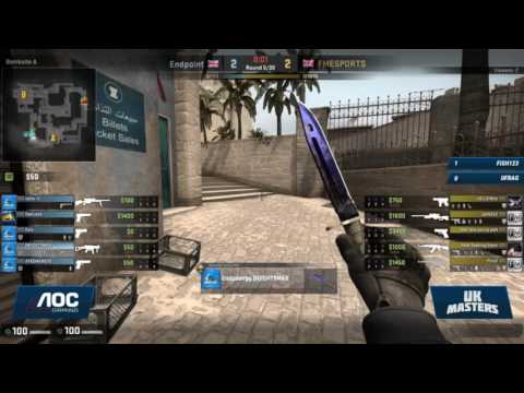 [UKCSGO] 26.10.2016 - FM eSports vs Endpoint @ UK Masters S2 W2 Map 1