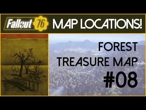 🌳Fallout 76 || The Forest 8 (Treasure Map Location)🌳