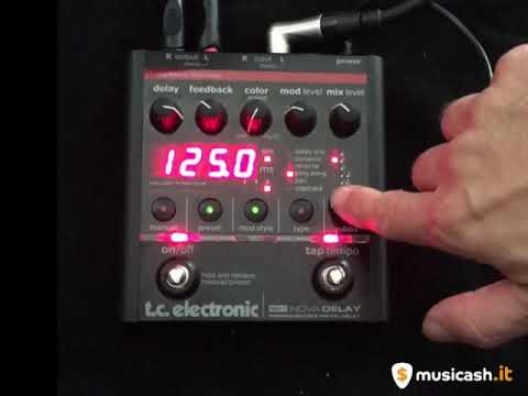 Tc Electronic ND1 Nova Delay Digital delay pedal effect image 2