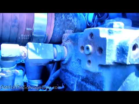 Air Brake Compressor Oil Line and Coolant Line Routing International 3800 T444E 7.3