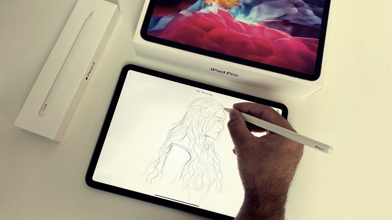 Drawing with the Apple Pencil 2nd Generation for Apple iPad Pro (2020) + More