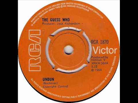 Guess Who - Undun, Mono 1969 RCA Victor(U.K.) 45 record.