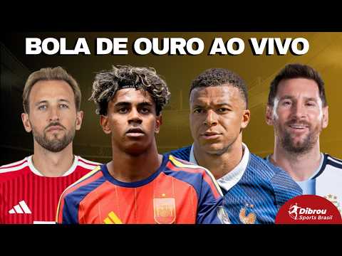 BOLA DE OURO AO VIVO: YAMAL MBAPPÉ KANE | BALLON D'OR 2025-26