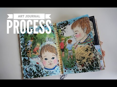 Completed Art Journal Flip Through