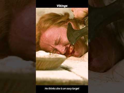 ⚔️🛡️ A Man Attacks a Helpless Woman Then a Shieldmaiden Appears Vikings Season 1