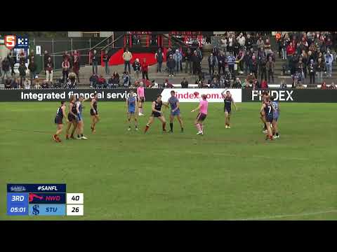 Rd 12 SANFL Snapshot - Norwood's Matt Panos sells the dummy & goals