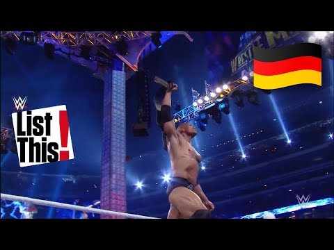 5 Superstars mit den meisten WrestleMania-Siegen: WWE List This! (DEUTSCH)