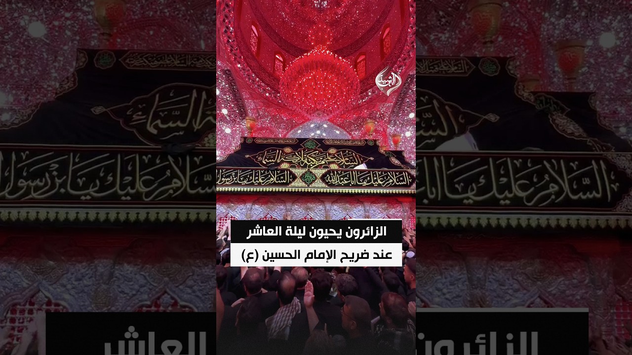 فيديو | ليلة العاشر في كربلاء.. جموع الزائرين تتوافد إلى ضريح الإمام الحسين (ع)