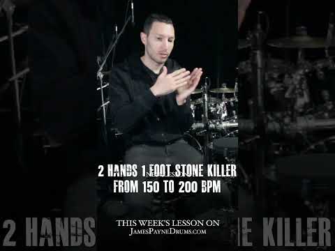 Warm Up Routine: Alternated Hands & One Foot Stone Killer 150 BPM - James Payne