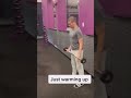 just warming up planet fitness lunk alarm meme