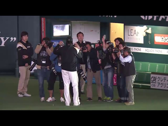 ファイターズ・メンドーサ投手ヒーローインタビュー 2014/4/1 H-F