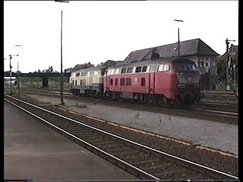 European Rail -  German Diesels at Kiel and Lubeck. - 24/08/93