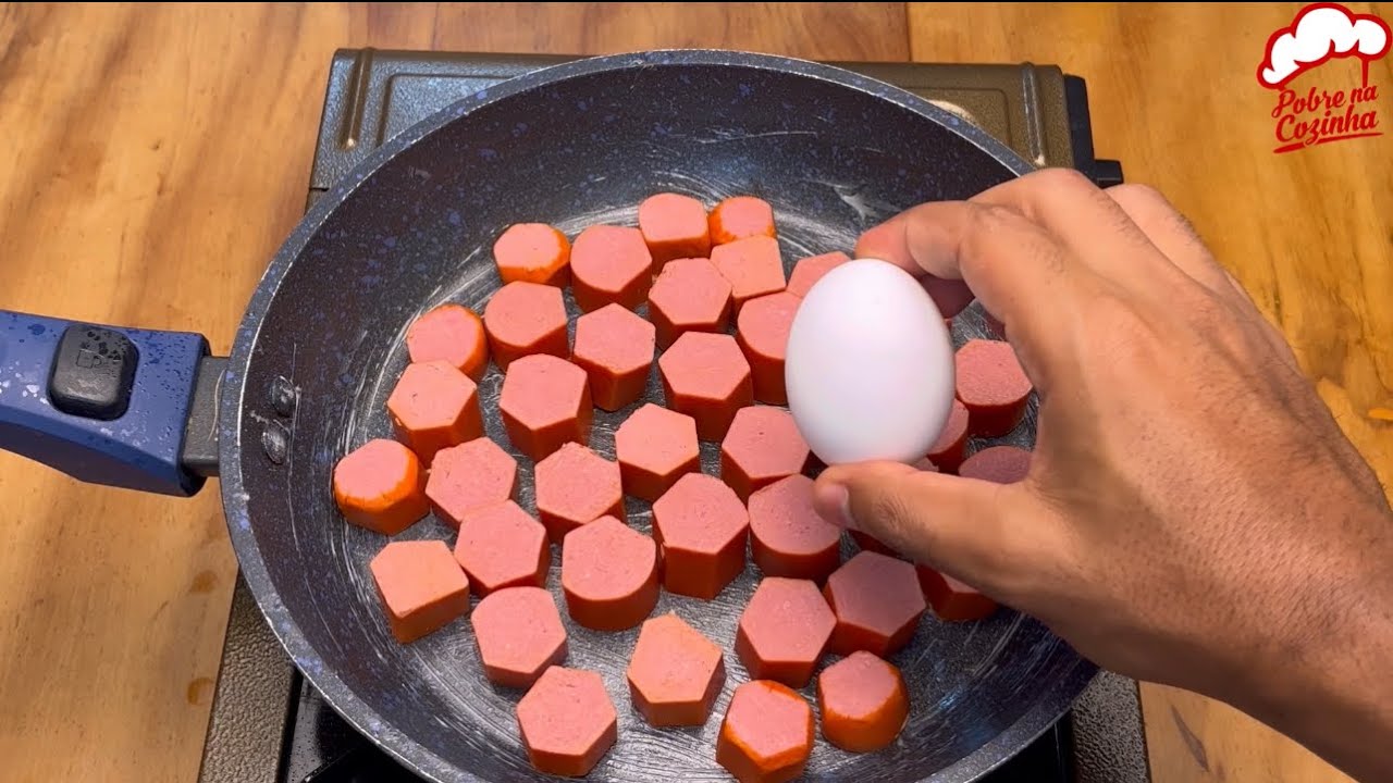 isso vai te encher toda noite, salsicha e ovos vai ser seu jantar preferido