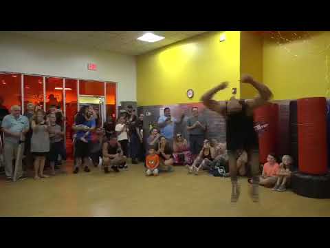 Watch This Dude Break The Record For The Highest Standing Jump At 5 Feet, 3 Inches