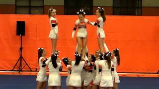 preview picture of video 'Beverly High School Cheerleading at MSSAA North Regionals 2012'