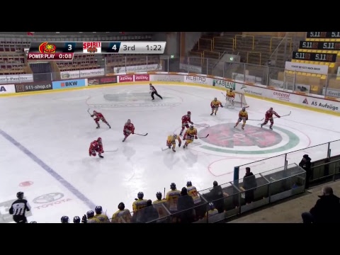 Novizen Elite / SCL Young Tigers vs EHC Biel-Bienne Spirit ; Playoff 1/4 Final; Game 2;  04.03.2018