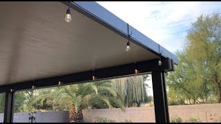 String lighting Hooks and Hangers for Alumawood Patios Quick and Easy to install. No Holes or Screws