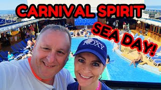 🎥 Carnival Spirit Cruise Vlog | Sea Day Fun, Brunch, Pizza, Trivia & Lobster Night! 🛳️