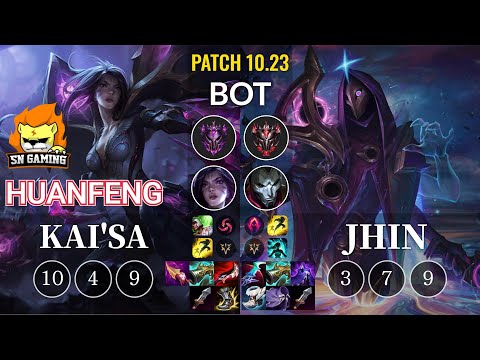 SN huanfeng Kai'Sa vs Jhin Bot - KR Patch 10.23
